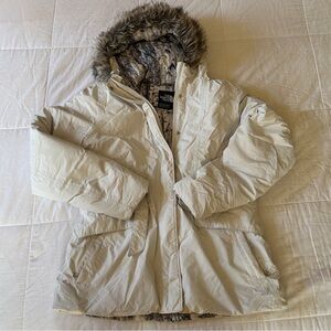 The North Face Black and White Patterned Jacket